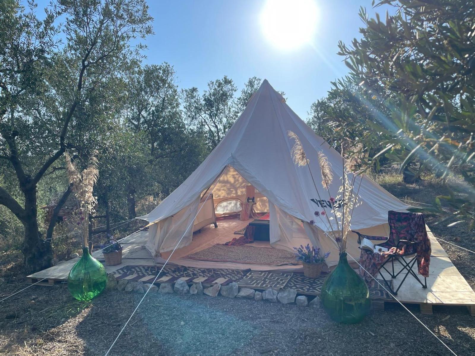 Luxury tent Agricampeggio Wishne Bisceglie